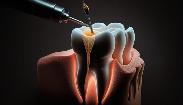 歯の神経を抜くときは、痛いことが多い