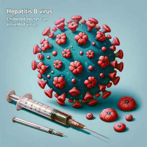 B型肝炎ウイルスのイメージ
